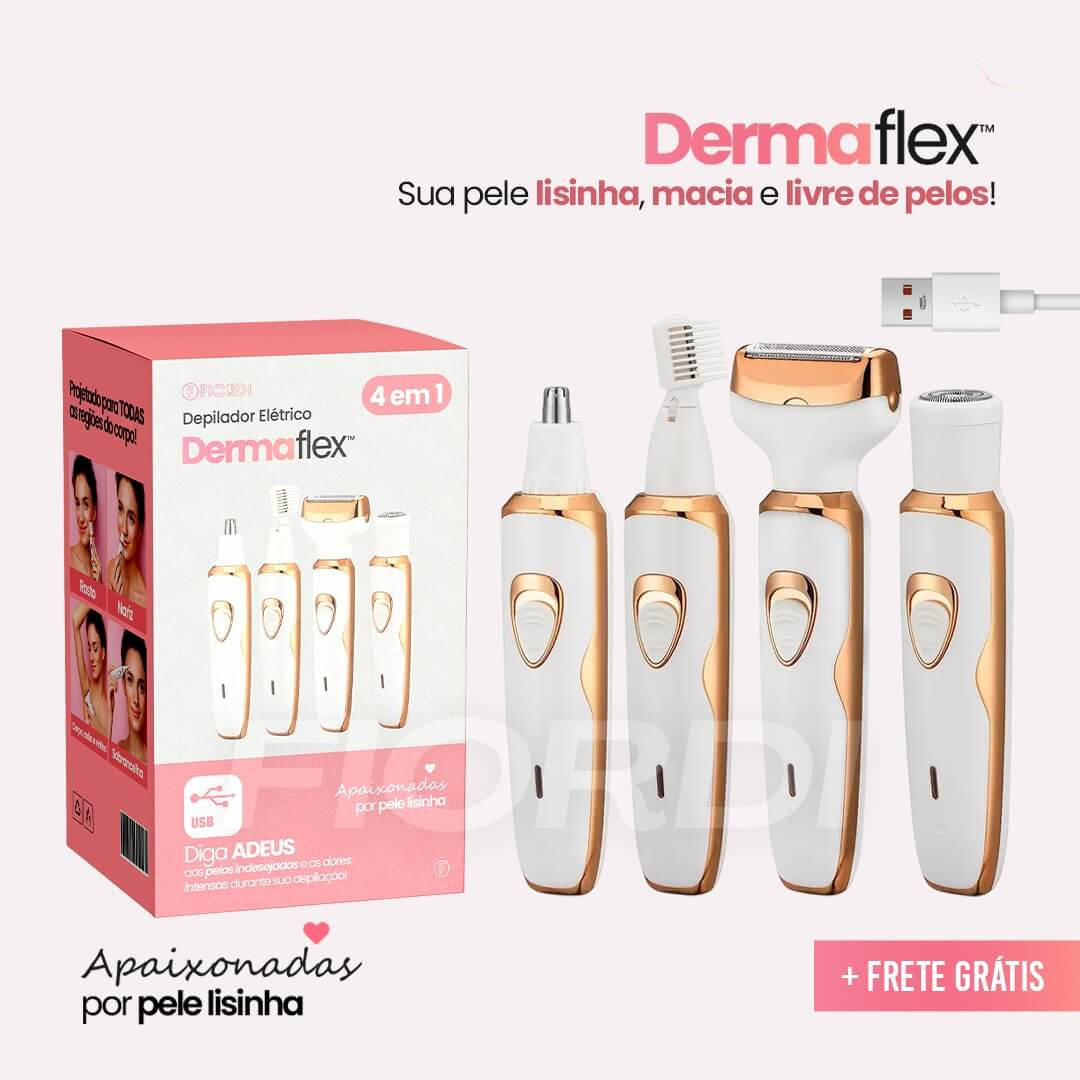 Depilador Elétrico 4 em 1 - DermaFlex