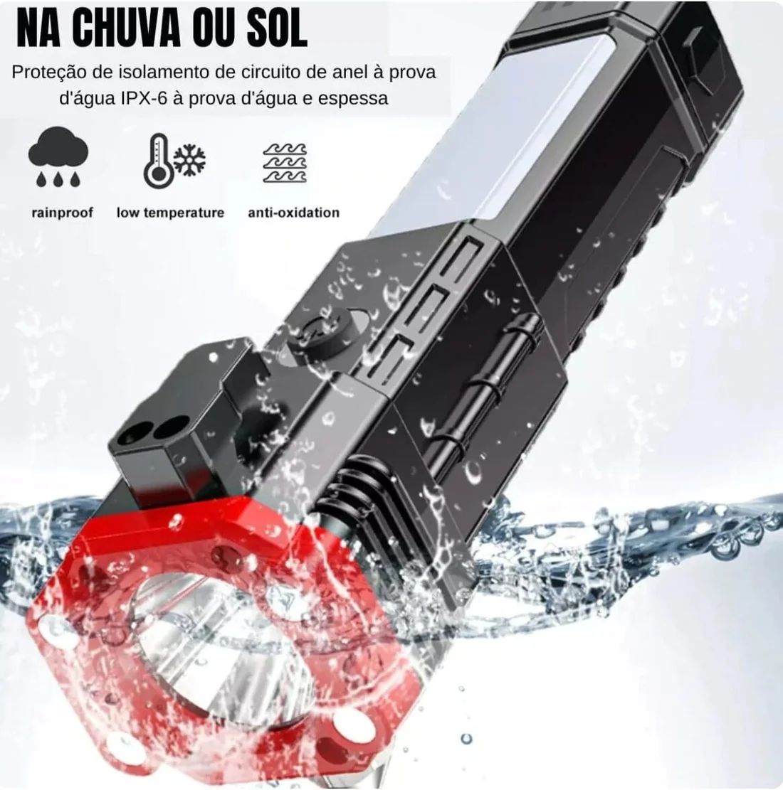 Lanterna Falcon 5 em 1 Multifuncional [ULTRA POTENTE]