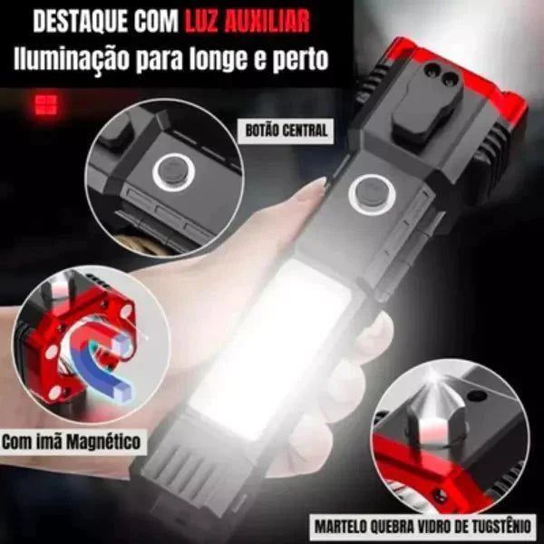 Lanterna Falcon 5 em 1 Multifuncional [ULTRA POTENTE]